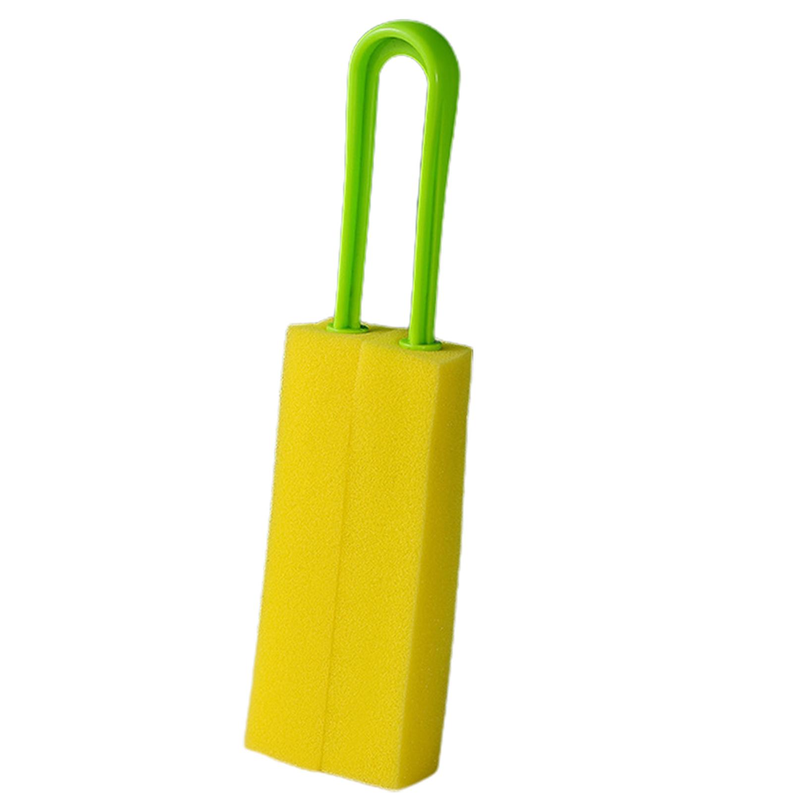 

High Density Sponge Cup Brush With Long Handle Reusable Water Bottle Brush grass зелений колір