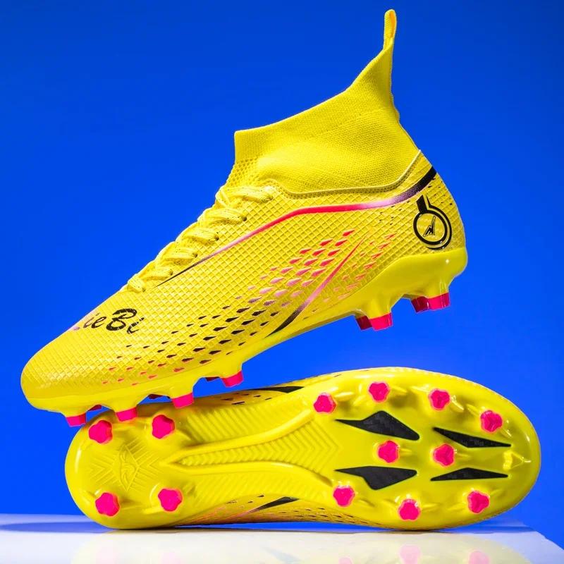 New Professional Unisex Soccer Shoes Non-slip Football Boots Outdoor Drop Shipping Futsal Match Training Sport Sport Sneakers