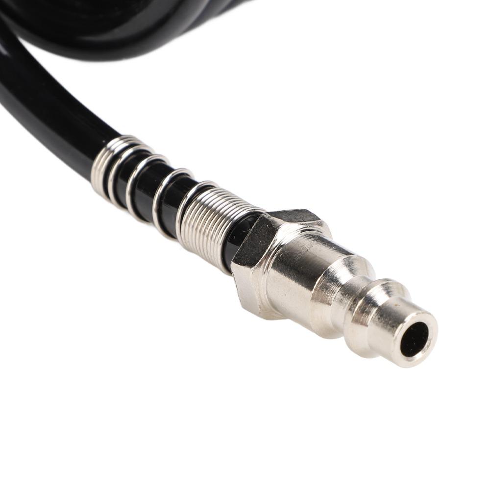 3 Meters Length Coiled Air Hose Coiled Flexible Coiled Air Hose Air Compressor Coil Hose Garage