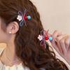 Korean Cute Little Flower Bow Hair Clip For Women Girls Sweet Hair Ornament Duck Hairpin Side Barrette Hair Accessories