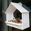Multi-functional Window Hummingbird Bird Feeder Decorative Hanger Transparent Back Bird House Feeder For Squirrel Garden