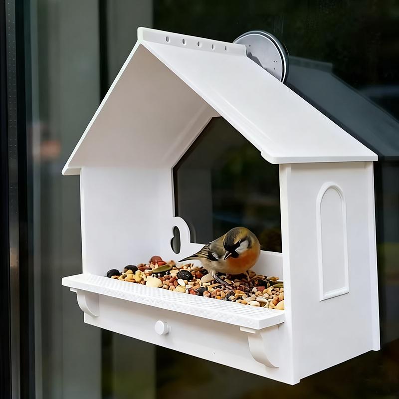 Multi-functional Window Hummingbird Bird Feeder Decorative Hanger Transparent Back Bird House Feeder For Squirrel Garden