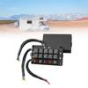 Fuse and Relay Box Block Flame Retardant 15 Atc Ato Fuse Slots with Wires for Marine Boats Trailers SUVs Automotives Vehicles
