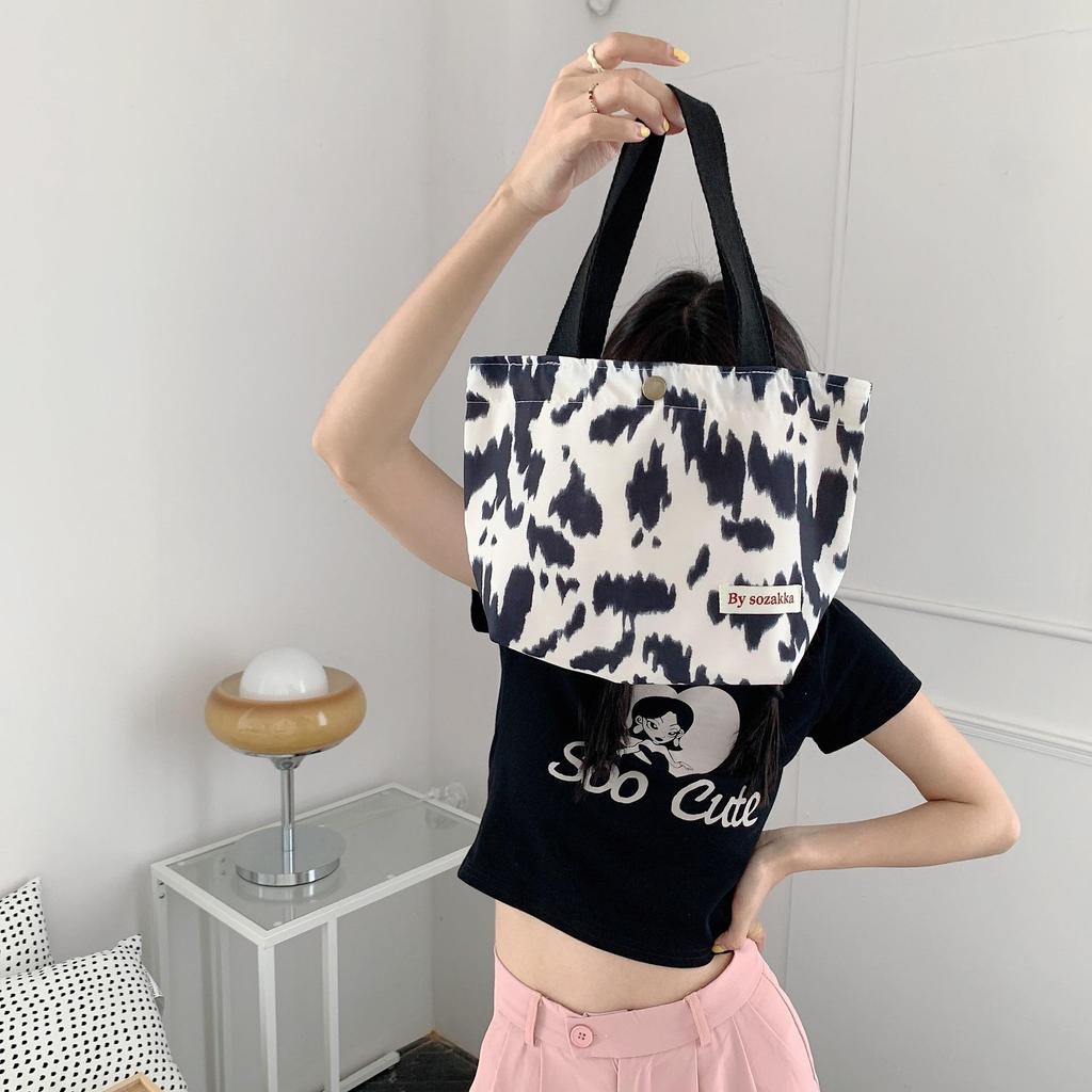 Women's Literature Art Small Fresh Handheld Convenience All Match Snack Shoulder Bags