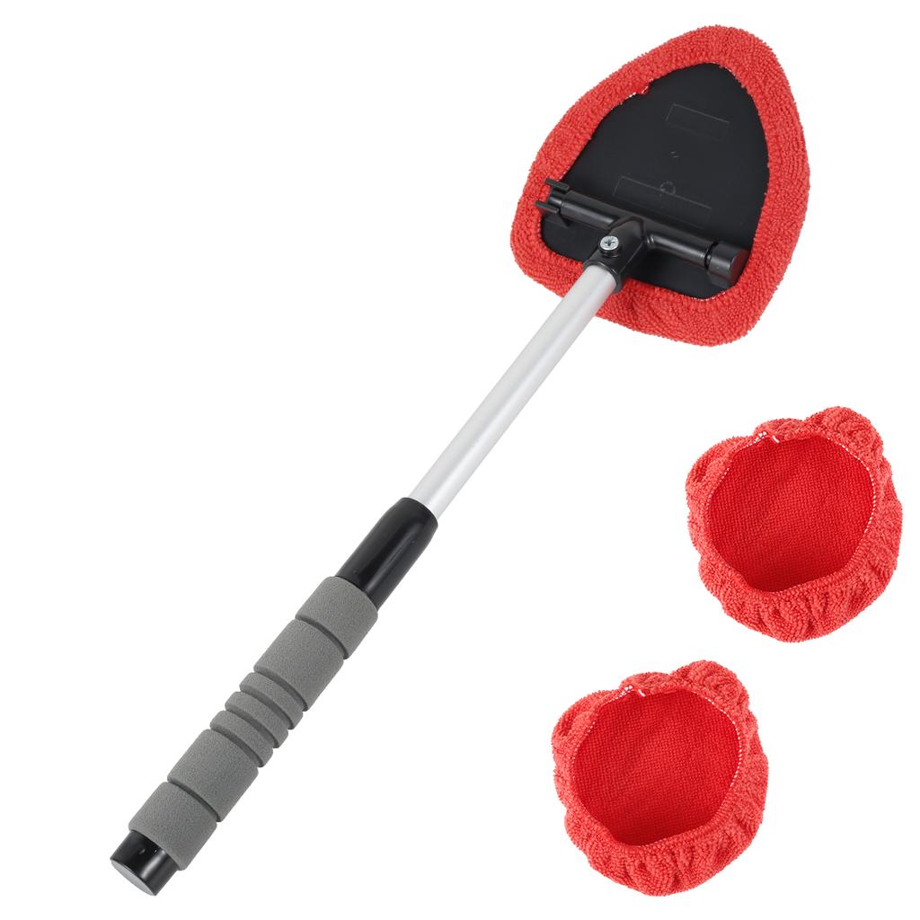Car Windshield Water Scraping Telescopic Car Glass Car Window Wiper Auto Cleaning Tools Window Cleaning Brush Cleaning Cloth