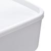 1400ml Food Container with Seal Lid Microwave Safe Leak Proof Rectangular Shaped Food Storage Box