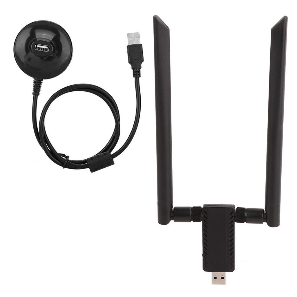 AC USB 5.8G Dualband Wifi Dongle Adapter Wireless Network Card