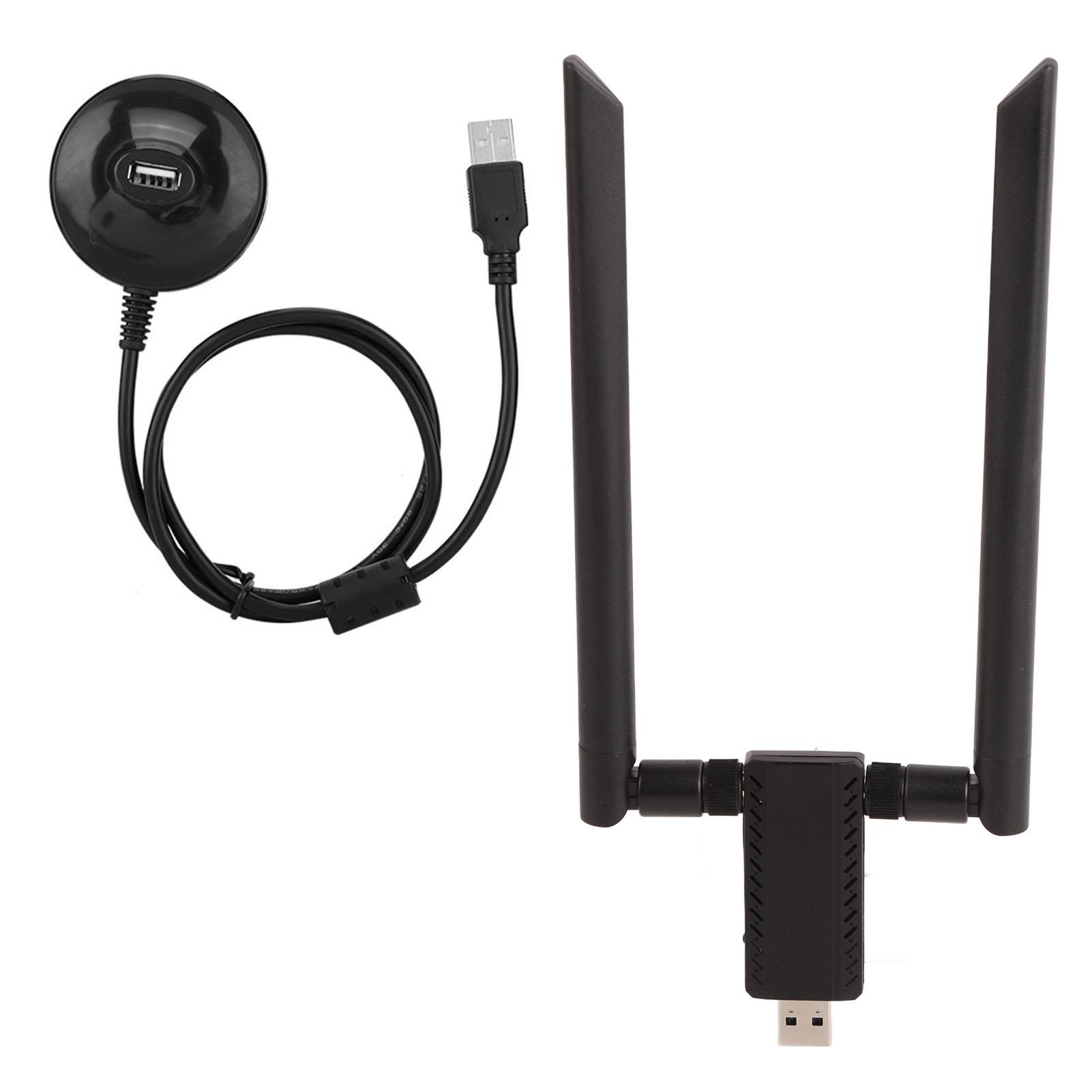 

AC USB 5.8G Dualband Wifi Dongle Adapter Wireless Network Card