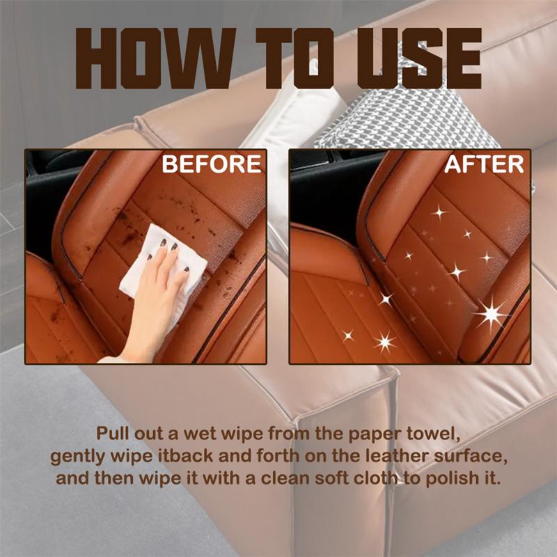 Auto Interior Cleaner Leather Conditioner Car Leather Restore Agent Leather Color Restorer 100ml Leather Cleaning Spray Leather