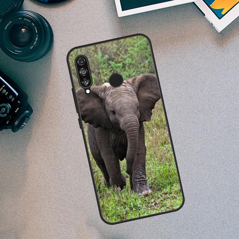 African Elephant Silhouette For Huawei Nova 7i 8i 11i 12i  9 10 SE 11 Pro Y60 Y70 Y90 Y61 Y91 Y72 Y73 P40 P30 Lite Case