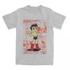 Mighty Atom Astro Boy Osamu Tezuka T Shirt for Men Cotton Funny T-Shirt Round Collar Astroboy Tees Short Sleeve Tops Plus Size