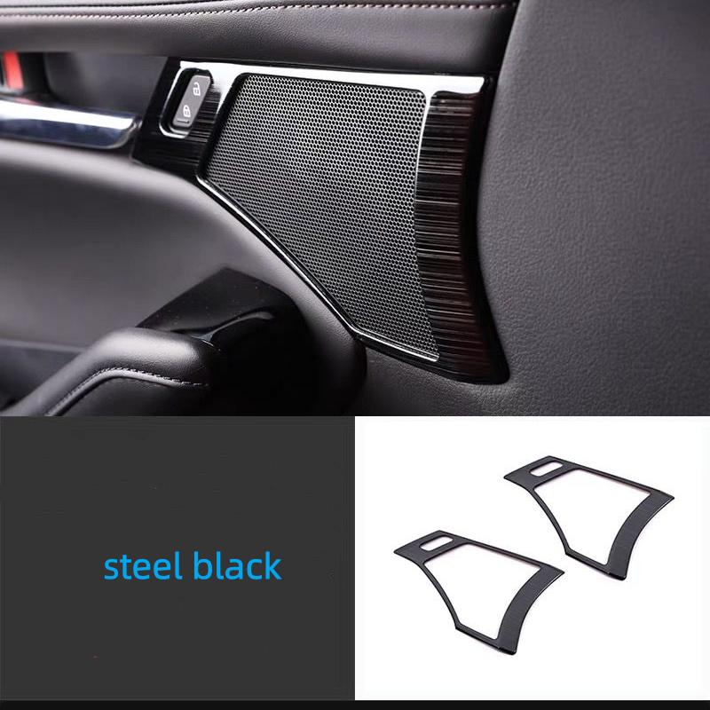 For Mazda 3 Axela 2019-2022 Accessories Inner Door Bowl Handle Trim Cover Frame ABS Carbon Interior Mouldings Modification