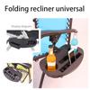 Kunststoff Becherhalter Seitenablage für Garten Schwerkraftstühle Clip-On Utility Tablett für Terrassenstühle Mehrschlitz-Design für Camping