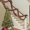 2/4/6/8/10Pcs Christmas Color Strips Christmas Ribbons Garland Indoor Outdoor Festive Decor