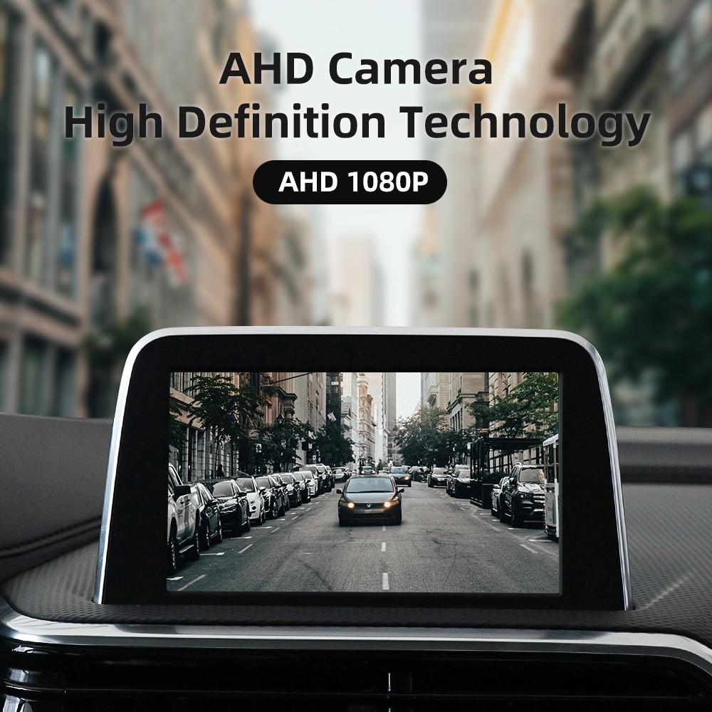 CVBS Turn AHD 1920x1080P Car Rear View Camera 170° Fisheye Golden Lens for Focus Toyota Kia BMW