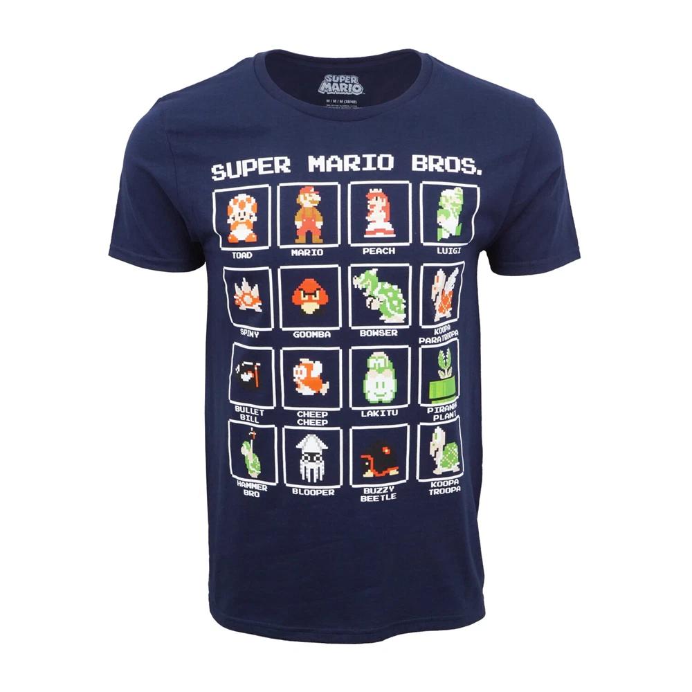 Super Mario Character T Shirt Official License Tee S