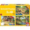 Schmidt Jigsaw Puzzle 3x48pcs (Favorite Animal)