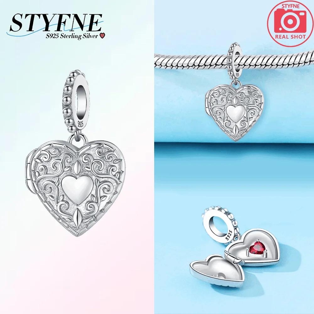 Charm Bead Charms Plata Originales Heartshaped Bead Charms for Charm Bead Charms copper Bracelets Bead Charms Jewellery Making Womens Gift