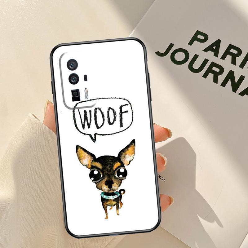 Chihuahua Dog Case For Xiaomi 15T 14T 13T Pro 14 15 Ultra 17 Pro Max POCO F8 F7 F5 F6 X3 X5 X6 X7 Pro Coque