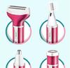 Electric Depilator Shaver Underarm Shaving Women's Eyebrow Trimming Knife Men's Nose Hair Four Head Repair Knife