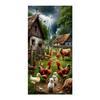Diy Diamond Mosaic Poultry Chicken and Cattle Large Size Diamonds Painting Full Drill Rhinestone Embroidery Jewelry Cross Stitch Kits Wall Decor