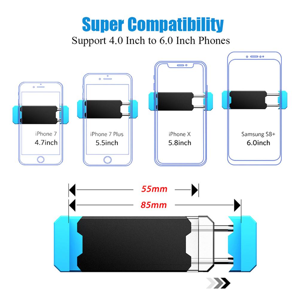 Xiaomi 360° Rotation Car Phone Holder Car Air Vent Clip Mount Stand For iPhone Samsung Xiaomi Universal GPS Navigation Smartphone Stand
