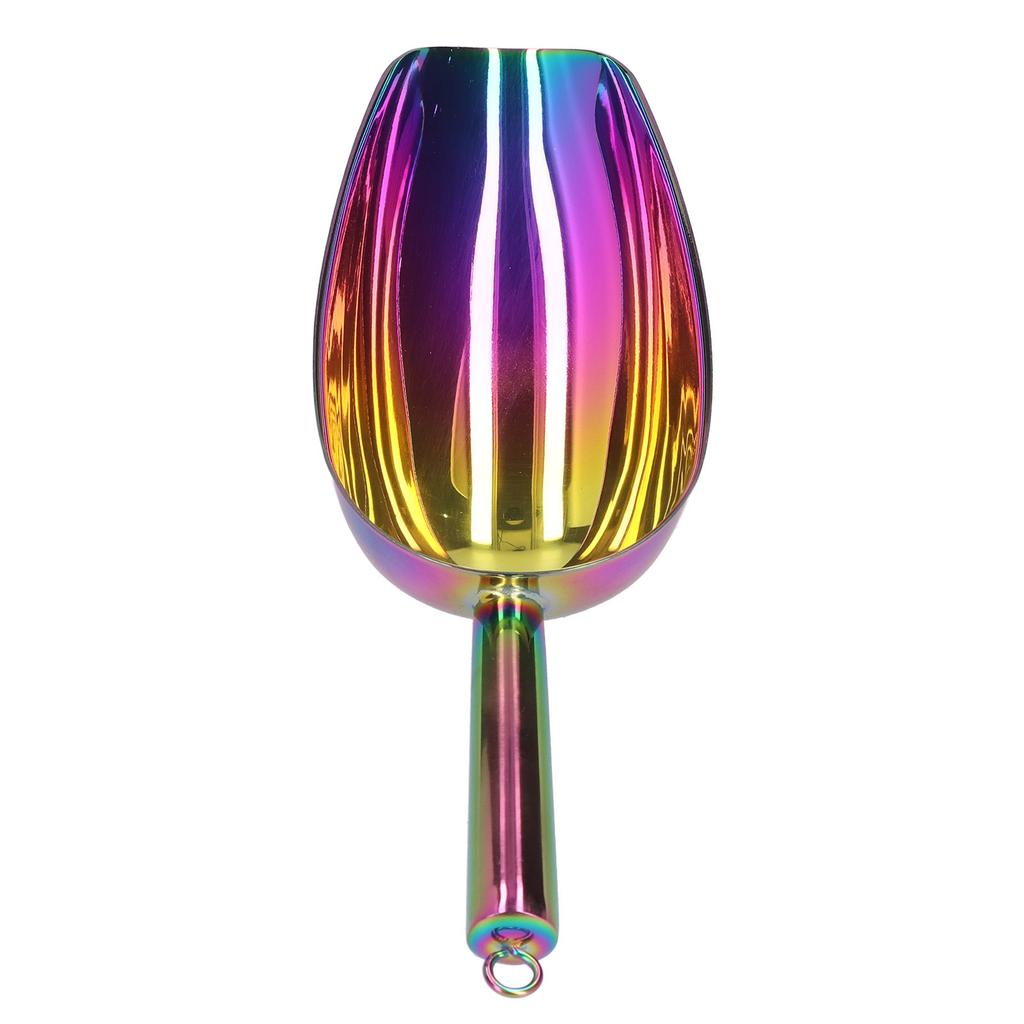 Ice Scoop Stainless Steel Ice Shovel Flour Scoop Kitchen Gadgets Accessories for HomeColorful No.3