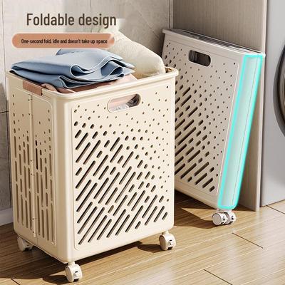 Foldable Large Capacity Laundry Hamper for Bathroom and Household Use
