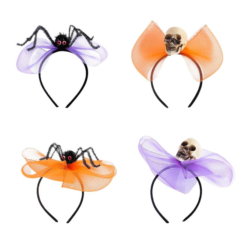 Halloween Hairband Festival Hair Band Spider Ghost Cosplay Hair Hoop DIY Masquerade Party Hair Accessories Cute Halloween Gift
