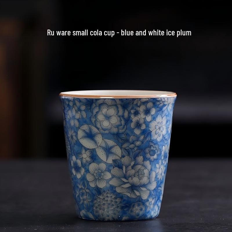 Shangqi Retro Ru Kiln Ceramic Tea Cup