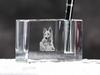 Basque Shepherd Dog, Basque Sheepdog – Pen stand, crystal organiser with dog photo | Art-Dog