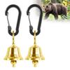 Naokin Bear Bell, Bear Bell, Made of Brass, with Silence