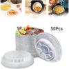 Roasting Baking Round Aluminium Foil Trays Air Fryer Liner Aluminum Foil Tin Box Containers