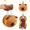 New Cartoon 2-In-1 Neck Pillow With Eye Mask Cute Plush Doll Travel Pillow Portable Office Desk Pillow Birthday Gift