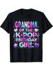 Men' Retro K-Pop T-Shirt - Korean Music Tee with K-Pop Grandma Graphic, Short Sl