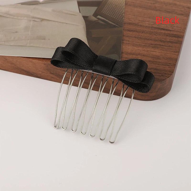 1Pcs Korean Fashion Sweet Ballet Bowtie Hair Comb French Hairpin Girl Barrettes Sidebangs Hair Pin Female Hair Styling Decors
