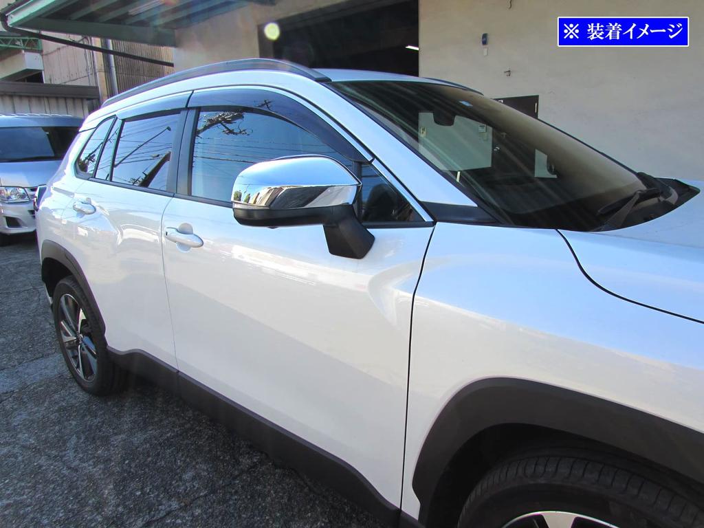 BRIGHTZ Corolla Cross 10 11 15 Chrome Mirror Cover ZSG10 ZVG11 ZVG15 [MIR-SID-338]