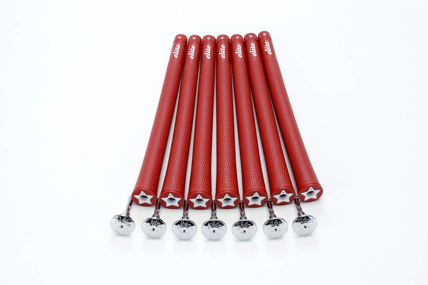 

elitegrips Гольф Грипсы S48 набор Классический Красный Без задней линии 7 штук