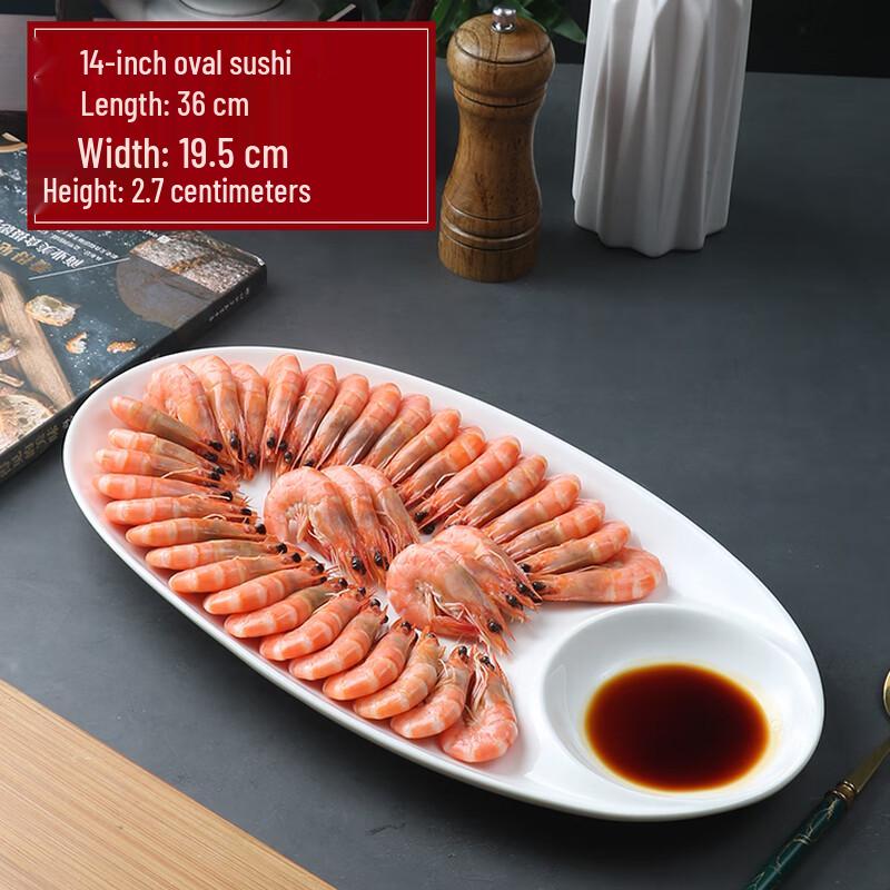 Creative Ceramic Dumpling & Sushi Platter