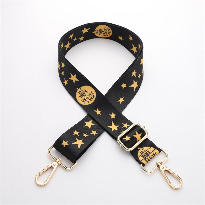 

Ремень для женской сумки через плечо, регулируемый - полиэстер, сменный плечевой ремень, аксессуар Light Gold Buckle