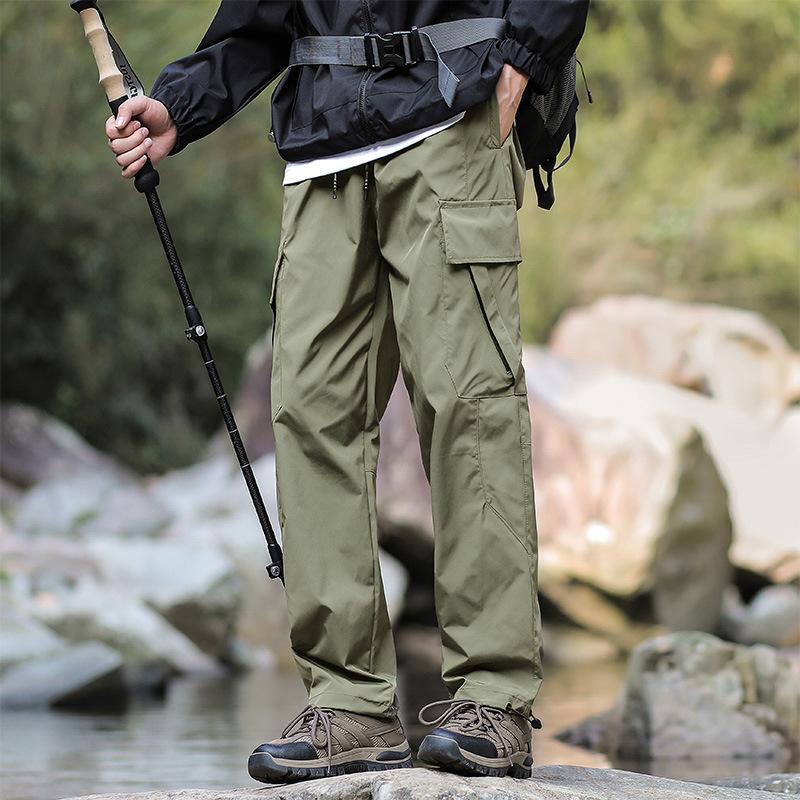 Spodnie Charge Męskie Spodnie Outdoorowe do Pieszych Wędrówek Wiosenne i Jesienne Męskie Proste Spodnie Casual Wiatroodporne i Wodoodporne