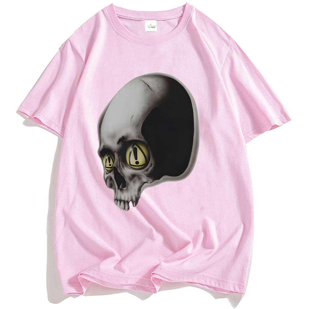 DANGEROUS SUMMER SKULL TEE Yeat Rapper Fashion Graphic T-shirt Cotton Short Sleeve Grunge T Shirt Unisex Streetwear Casual Tees