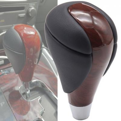 Car For Lexus Shift Knob RX GS ES LS IS Wood-Leather Brown Gear Shifter 2007-12