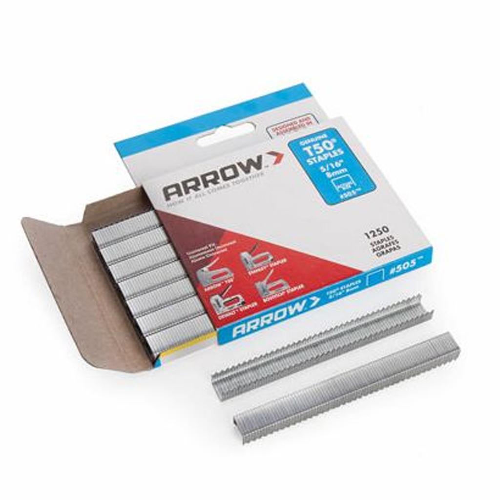 Arrow T50 Stifter 6mm 1/4'' 1250 stk