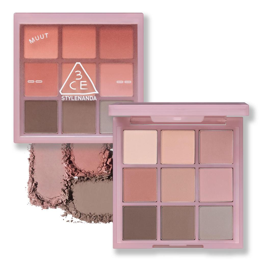 3CE Multi Eye Color Palette Q New Neutrals Eyeshadow 9-Color