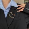 Rhinestone Waist Tightening Brooch for Women's Jeans and Necklines