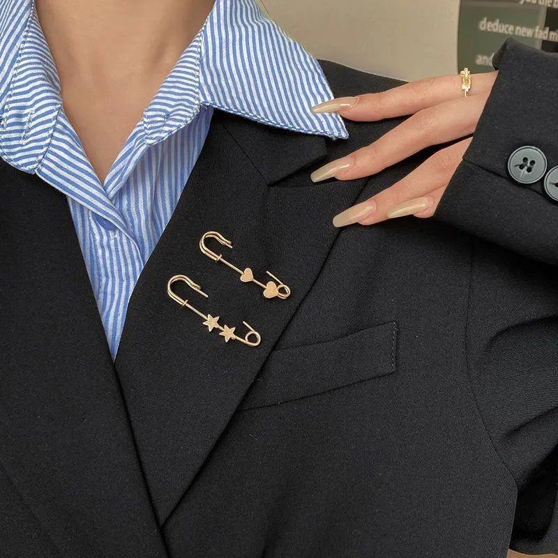 Rhinestone Waist Tightening Brooch for Women's Jeans and Necklines