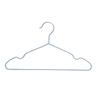 100pcs Seamless Metal Hangers, Seamless Anti Slip and Non Bulging, Thick Material, Strong Load-bearing Capacity