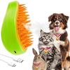 Multifunctional 3-in-1 Rechargeable Silicone Brush for Removing Tangled and Loose Hair from Cats and Dogs