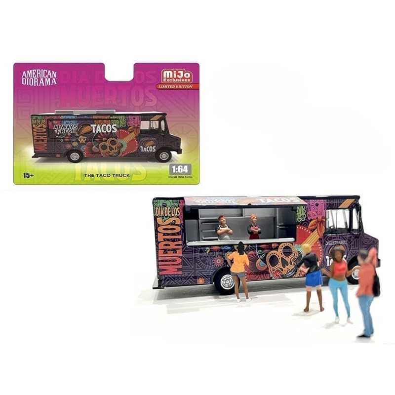 

American diorama 1/64 food truck taco shop American Diorama Food Truck Taco DOTD [product]